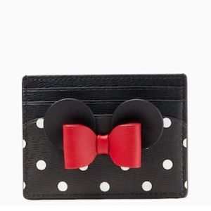 NWT Kate Spade Disney Minnie Mouse Card Case